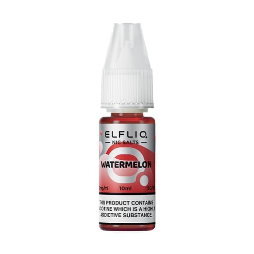 ELF BAR - ELFLIQ - WATERMELON - 10ML NIC SALT (Box of 10) - Mcr Vape Distro