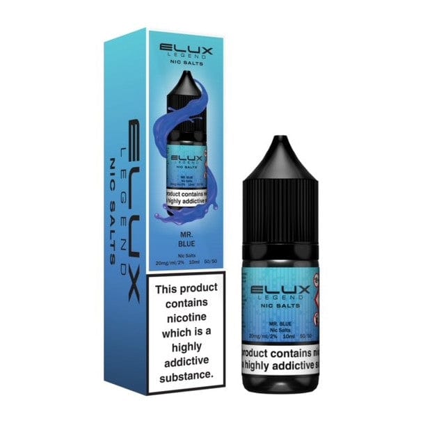 Elux Legend Nic Salts - 10ml E-liquids - Box of 10 - Mcr Vape Distro