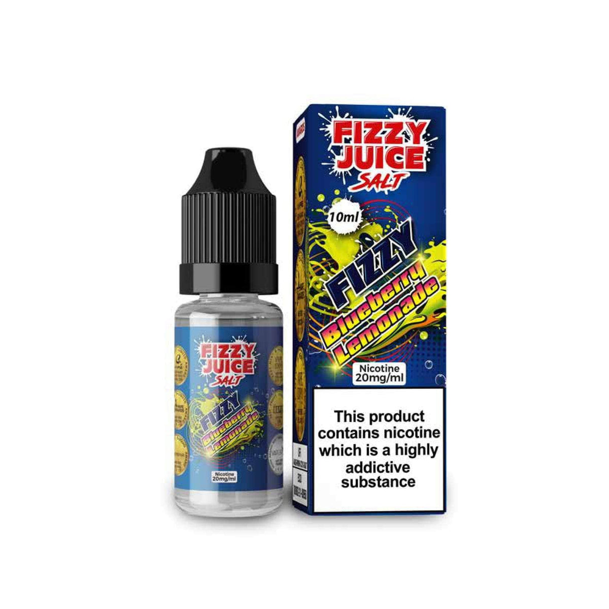 Fizzy Juice - Blueberry Lemonade - Nic Salt - Pack x 10 - Mcr Vape Distro