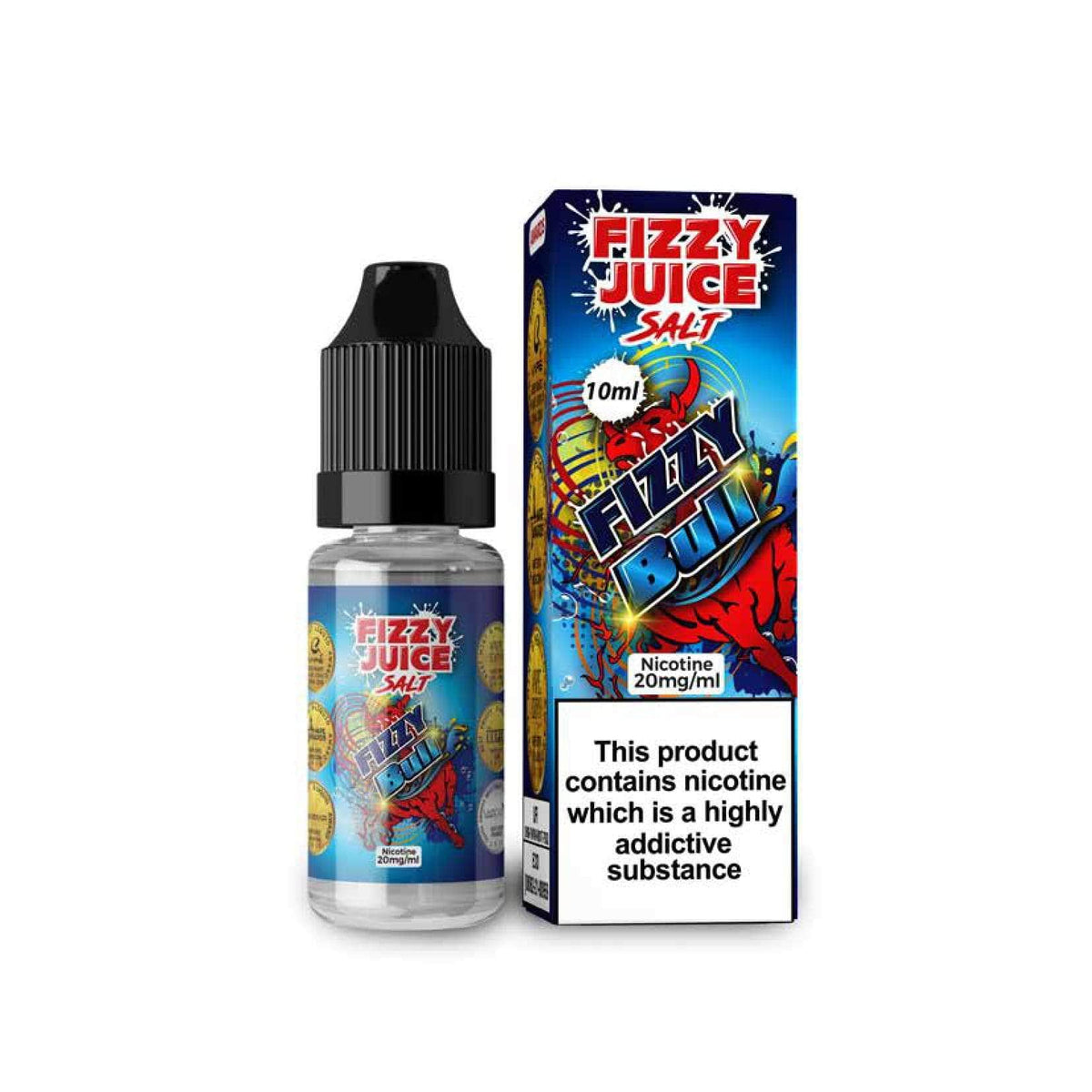 Fizzy Juice - Bull - Nic Salt - Pack x 10 - Mcr Vape Distro