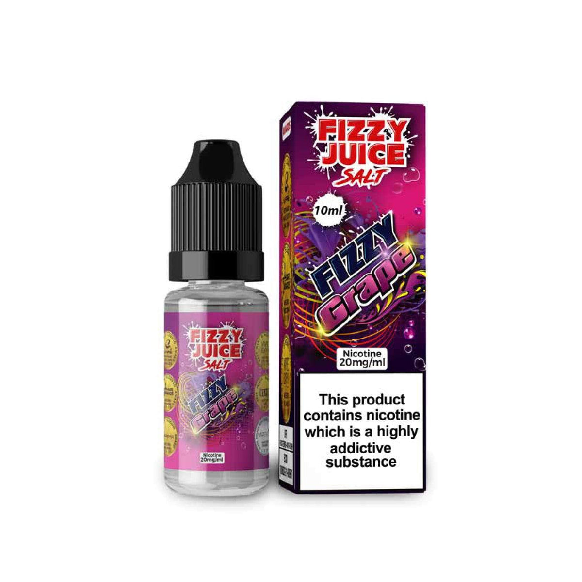 Fizzy Juice - Grape - Nic Salt - Pack x 10 - Mcr Vape Distro