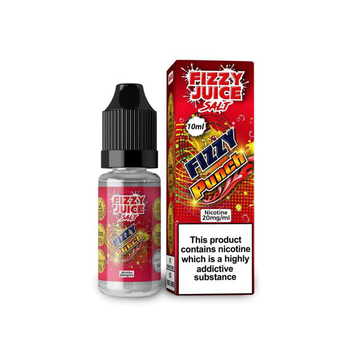 Fizzy Juice - Punch - Nic Salt - Pack x 10 - Mcr Vape Distro