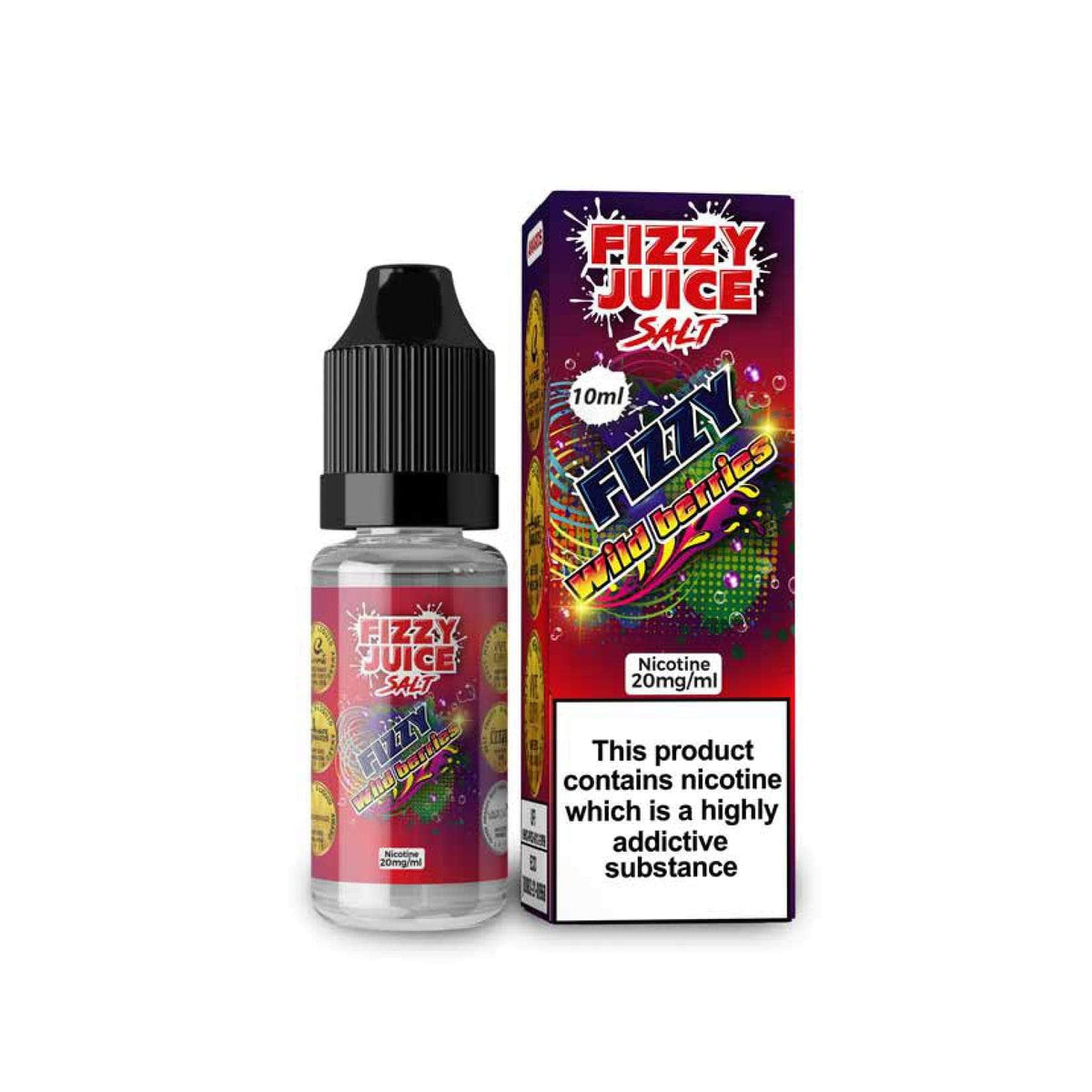 Fizzy Juice - Wild Berries - Nic Salt - Pack x 10 - Mcr Vape Distro