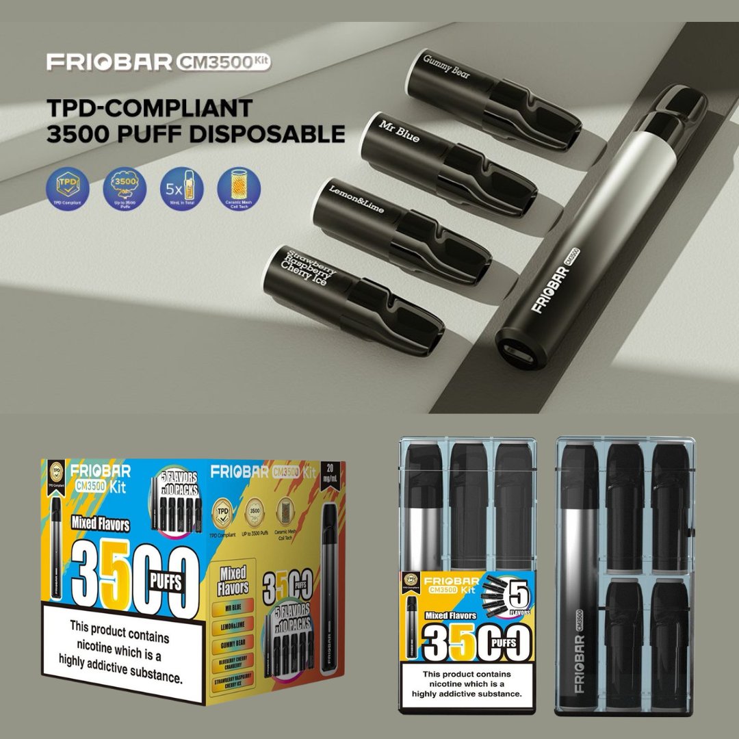 Freemax Friobar 3500 Puffs Pod Sytem Kit - Mcr Vape Distro