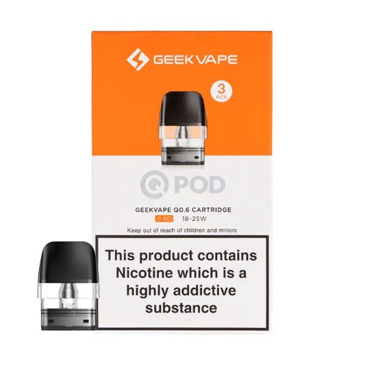 Geekvape Q Pods Cartridges Pack of 3 - Mcr Vape Distro