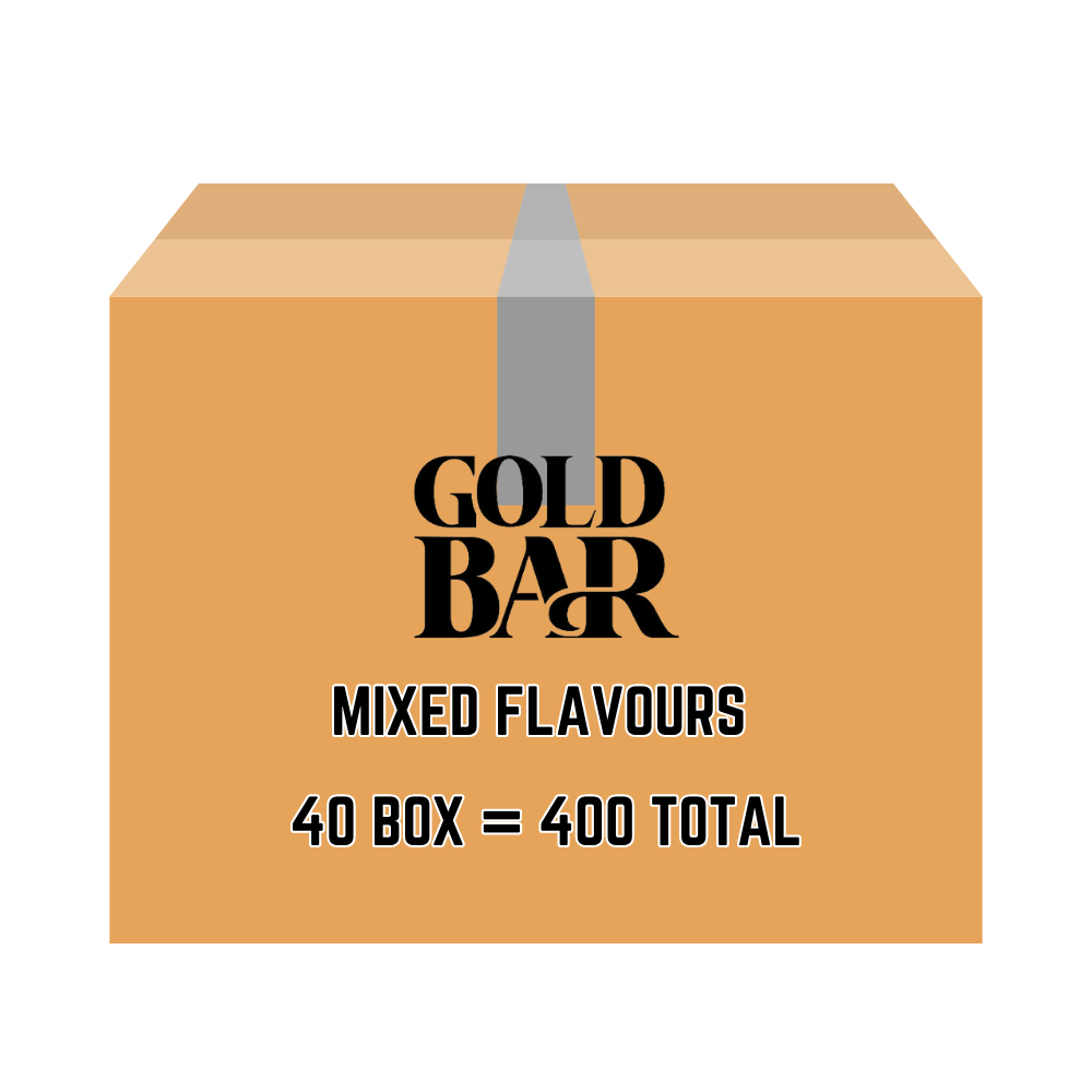 Gold Bar 600 Disposable Vape - Full Carton - Mixed Flavour - Mcr Vape Distro