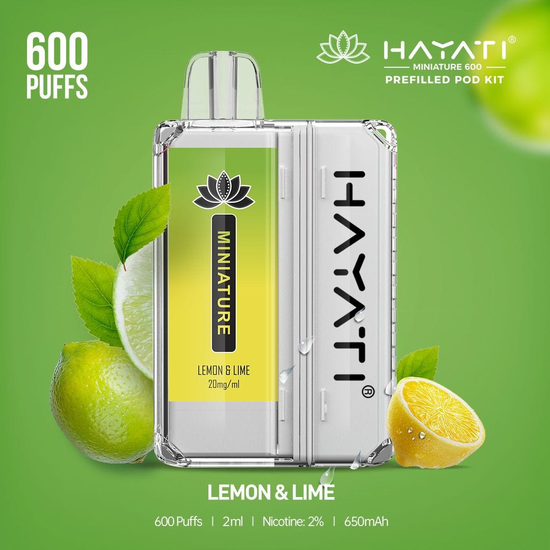 Hayati Miniature 600 Prefilled Pod Kit - Mcr Vape Distro