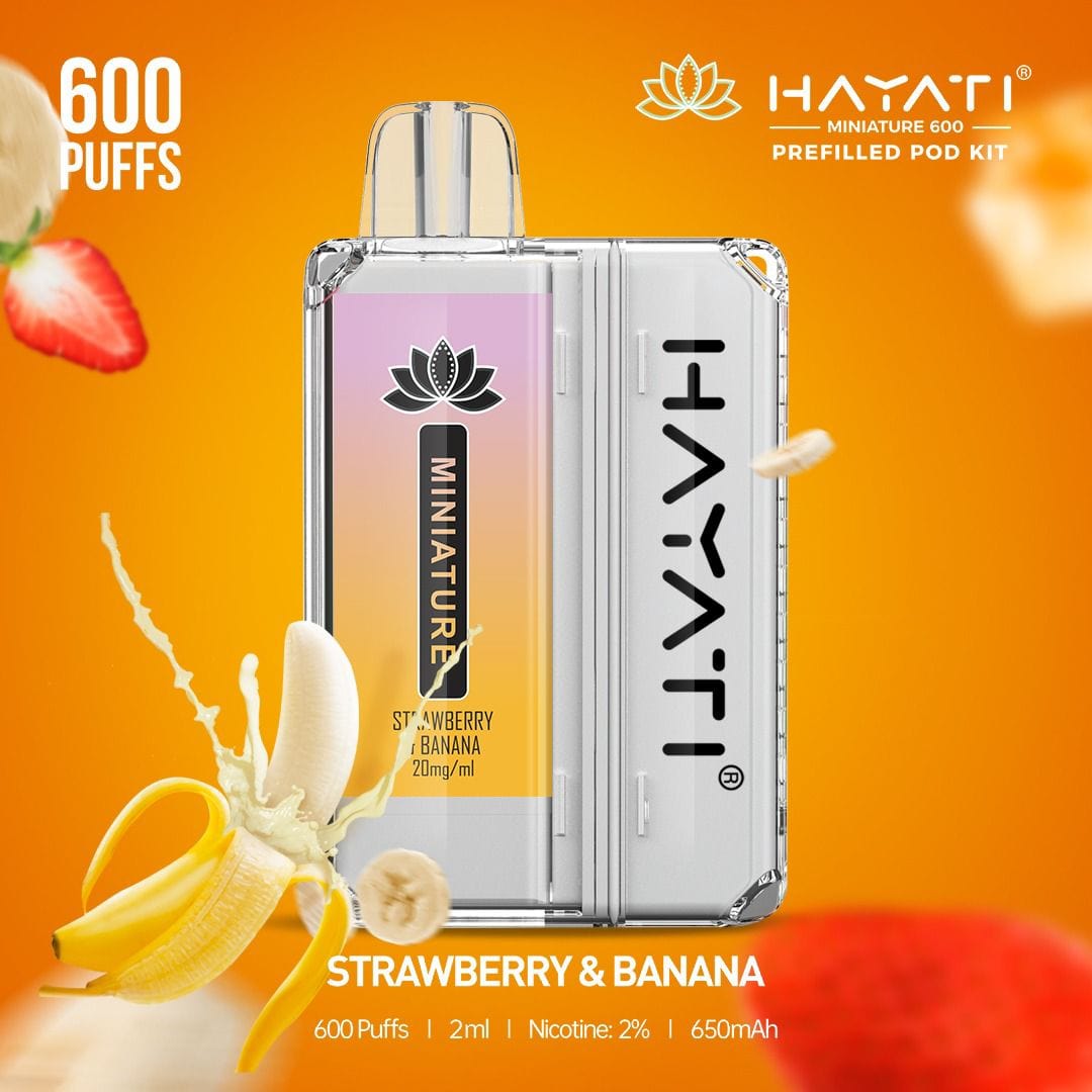 Hayati Miniature 600 Prefilled Pod Kit - Mcr Vape Distro