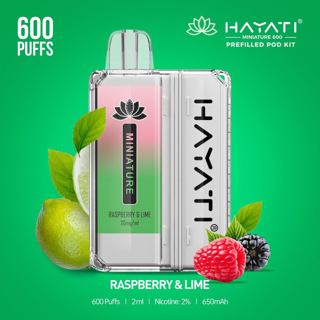 Hayati Miniature 600 Prefilled Pod Kit - Mcr Vape Distro