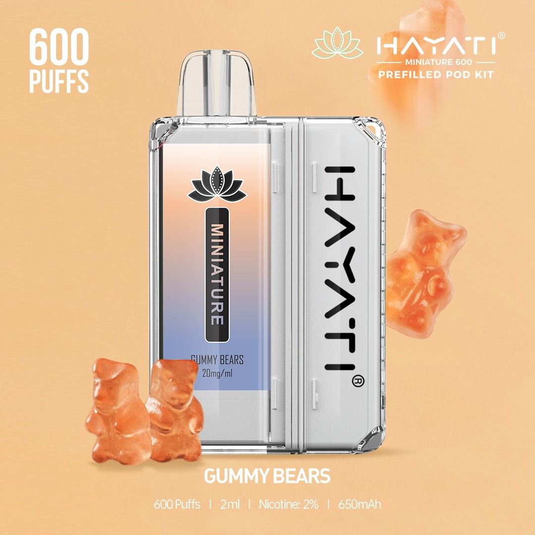 Hayati Miniature 600 Prefilled Pod Kit - Mcr Vape Distro