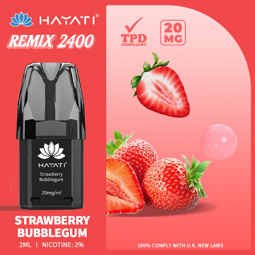 Hayati Remix 2400 Puffs Replacement Pods - Mcr Vape Distro