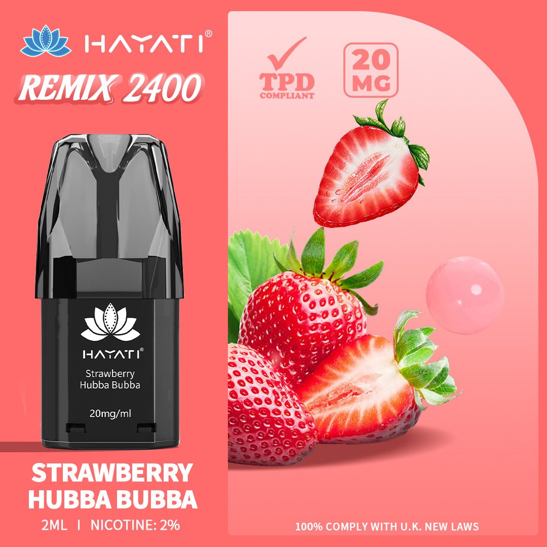 Hayati Remix 2400 Puffs Replacement Pods - Mcr Vape Distro