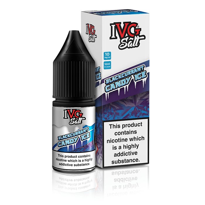 IVG - BLACKCURRANT CANDY ICE - 10ML NIC SALT - Box of 10 - Mcr Vape Distro