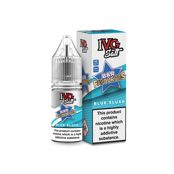 IVG SALTS - BAR FAVOURITES - BLUE SLUSH - 10ML - Mcr Vape Distro