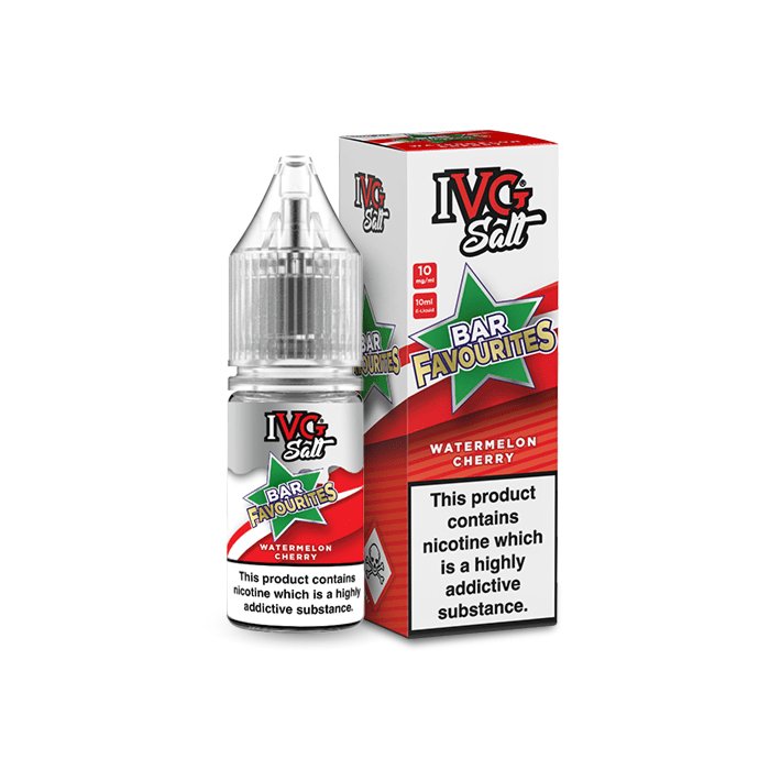 IVG SALTS - BAR FAVOURITES - WATERMELON CHERRY - 10ML - Mcr Vape Distro