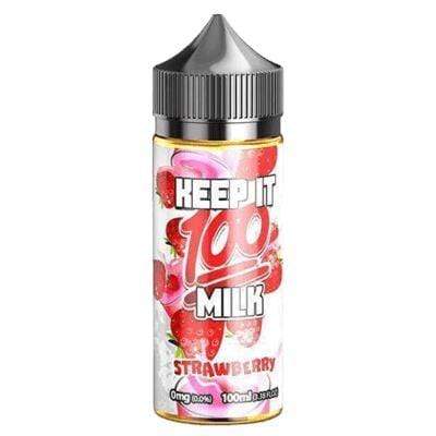 KEEP IT 100 - STRAWBERRY MILK - 100ML - Mcr Vape Distro