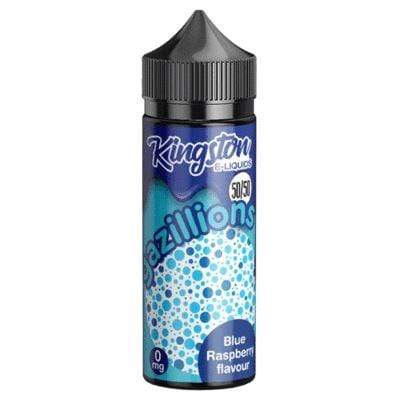 KINGSTON - 50/50 - BLUE RASP GAZ - 100ML - Mcr Vape Distro