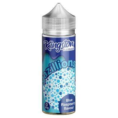 KINGSTON - GAZILLIONS - BLUE RASPBERRY - 100ML - Mcr Vape Distro