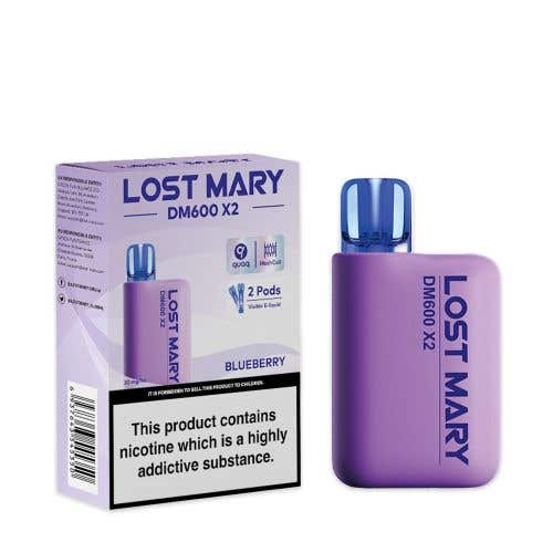 Lost Mary DM600 X2 Disposable Vape Box of 10 - Mcr Vape Distro