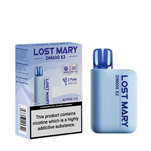 Lost Mary DM600 X2 Disposable Vape Box of 10 - Mcr Vape Distro