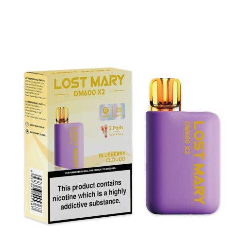 Lost Mary DM600 X2 Disposable Vape Box of 10 - Mcr Vape Distro