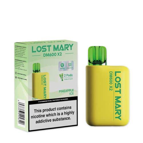 Lost Mary DM600 X2 Disposable Vape Box of 10 - Mcr Vape Distro