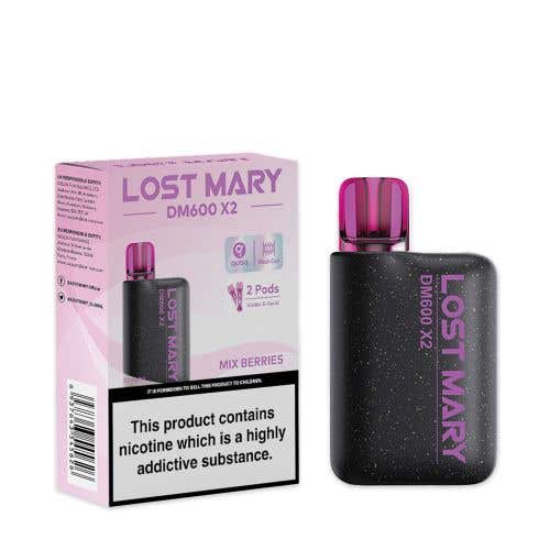 Lost Mary DM600 X2 Disposable Vape Box of 10 - Mcr Vape Distro