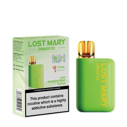 Lost Mary DM600 X2 Disposable Vape Box of 10 - Mcr Vape Distro