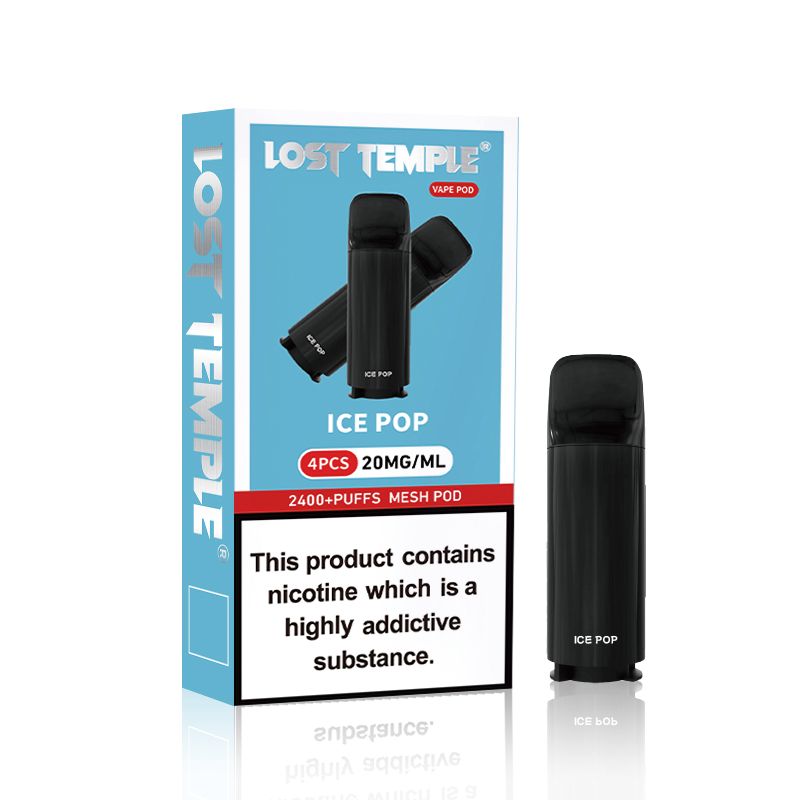 Lost Temple 2400 Puffs Pre-filled Pods - Pack of 4 - Mcr Vape Distro