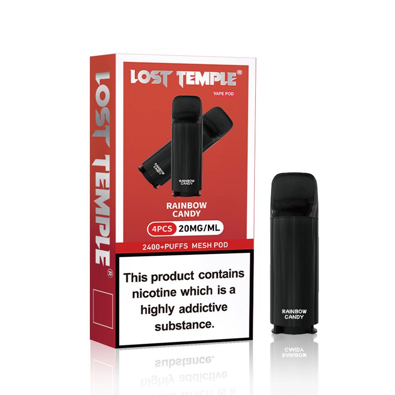 Lost Temple 2400 Puffs Pre-filled Pods - Pack of 4 - Mcr Vape Distro