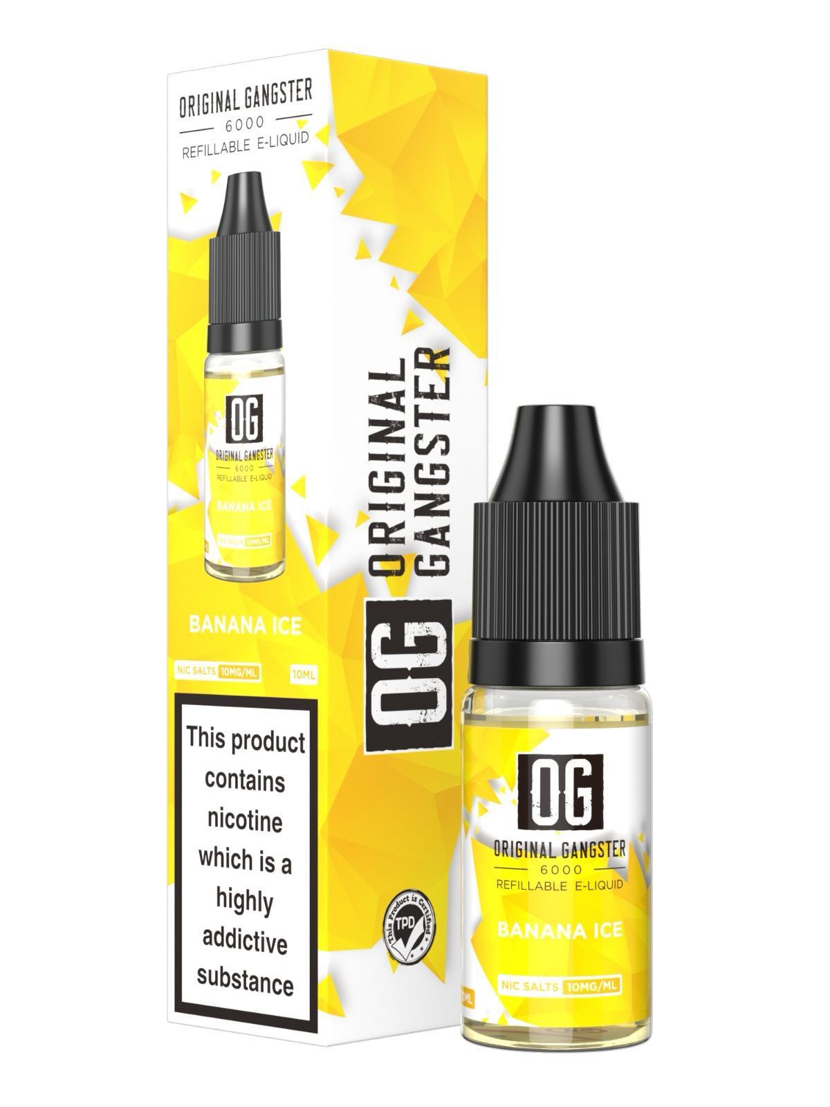 OG Original Gangster 6000 Salt 10ml ( Box of 10 ) - Mcr Vape Distro