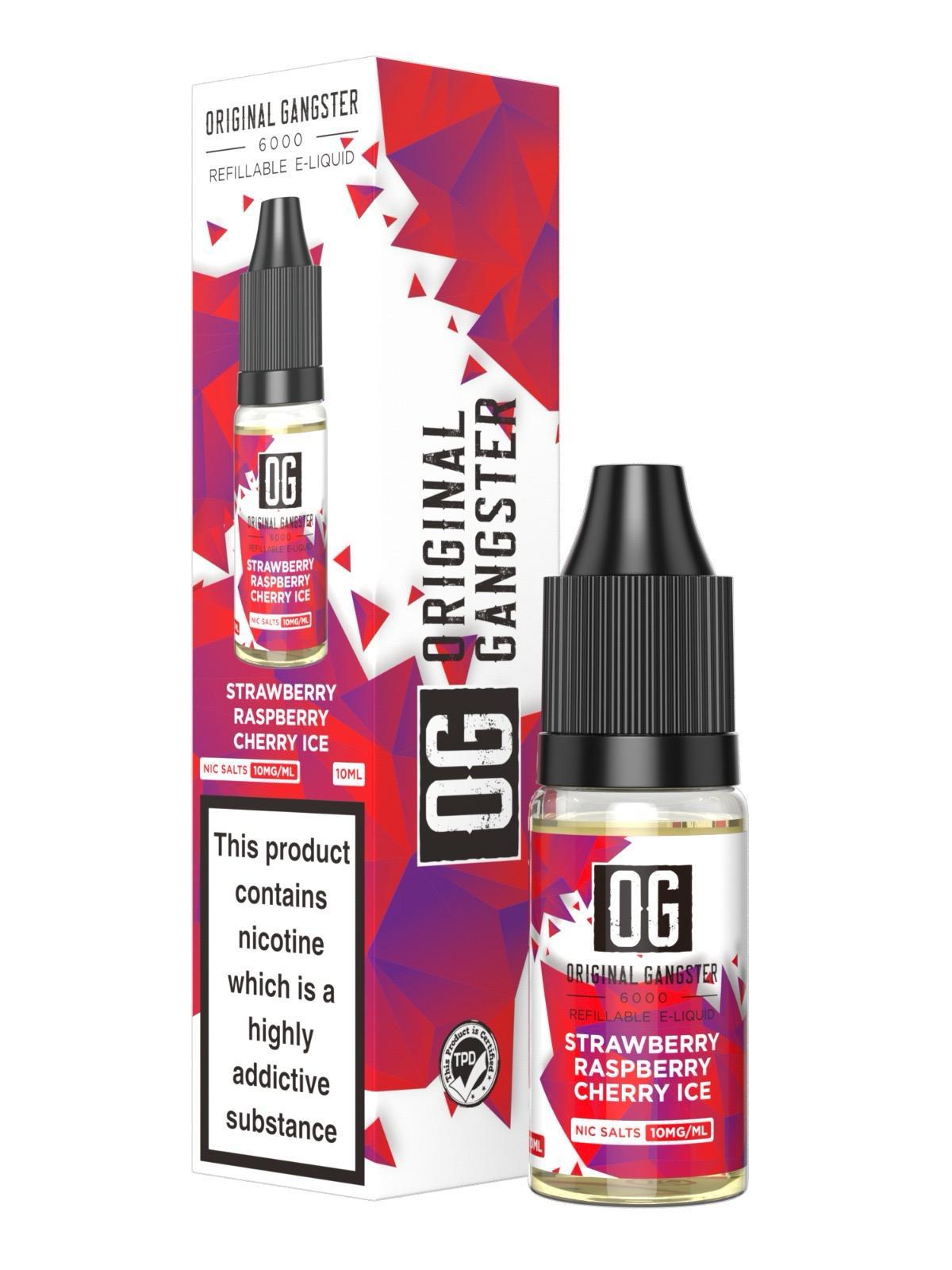 OG Original Gangster 6000 Salt 10ml ( Box of 10 ) - Mcr Vape Distro