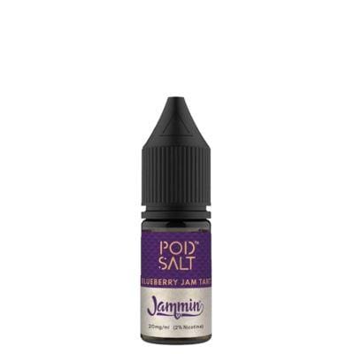 POD SALT - BLUEBERRY JAM TART - 10ML NIC SALT- Box of 5 - Mcr Vape Distro