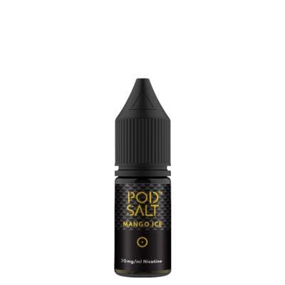 POD SALT - MANGO ICE - 10ML NIC SALT- Box of 5 - Mcr Vape Distro