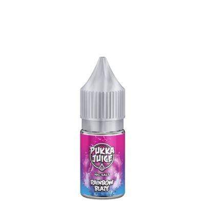 PUKKA JUICE - RAINBOW BLAZE - 10ML NIC SALT - BOX OF 10 - Mcr Vape Distro