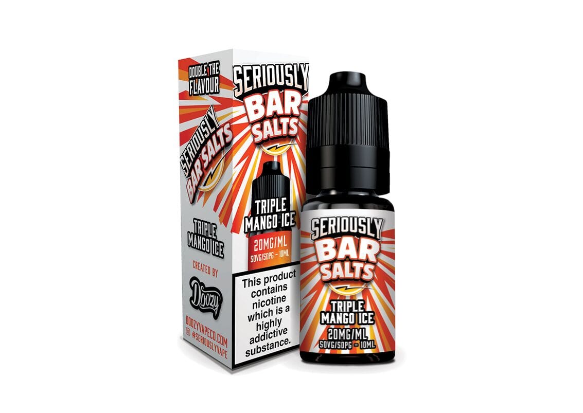 Seriously Bar Salts - 10ml - Nic Salts - Box of 10 - Mcr Vape Distro