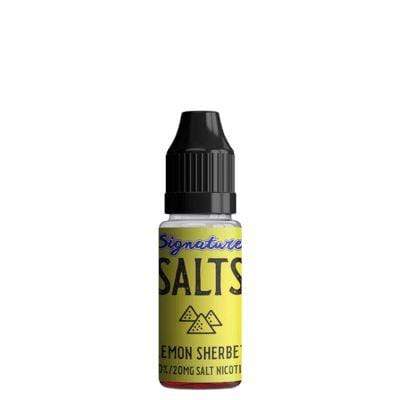 SIGNATURE - LEMON SHERBET - 10ML NIC SALT 20MG- Box of 10 - Mcr Vape Distro