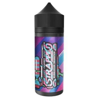 STRAPPED - BUBBLEGUM DRUMSTICK - 100ML - Mcr Vape Distro