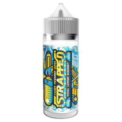 STRAPPED - COOL LEMON SHERBET ON ICE - 100ML - Mcr Vape Distro