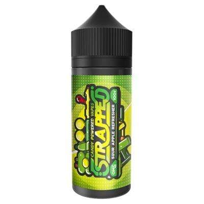 STRAPPED - SOUR APPLE REFRESHER - 100ML - Mcr Vape Distro