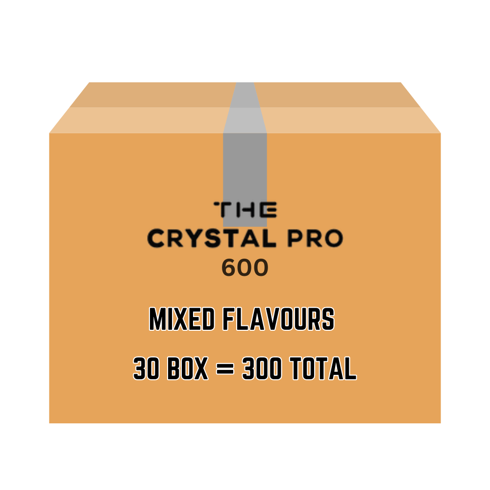 The Crytsal Pro 600 Disposable Vape - Full Carton - Mixed Flavour - Mcr Vape Distro
