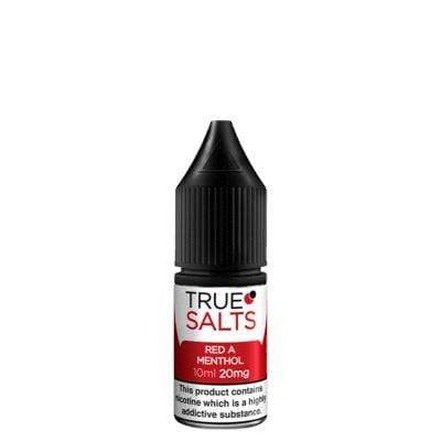 TRUE SALTS - RED MENTHOL - 10ML NIC SALTS (BOX OF 10) - Mcr Vape Distro