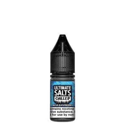 ULTIMATE SALTS - CHILLED - BLUE RASPBERRY - 10ML NIC SALTS (BOX OF 10) - Mcr Vape Distro