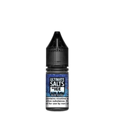 ULTIMATE SALTS - ON ICE - BLUE SLUSH - 10ML NIC SALT (BOX OF 10) - Mcr Vape Distro