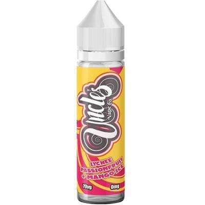 UNCLES VAPE CO LYCHEE PASSIONFRUIT & MANGO ICE SLUSH -50ml - Mcr Vape Distro