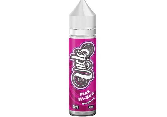 UNCLES VAPE CO PINK HI-ZEN RASPBERRY-50ml - Mcr Vape Distro