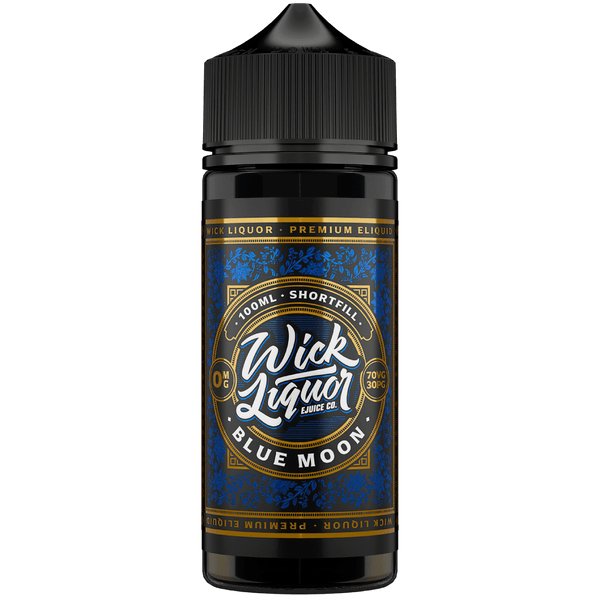 Wick Liquor 100ml E-liquids - Blue Moon - Mcr Vape Distro