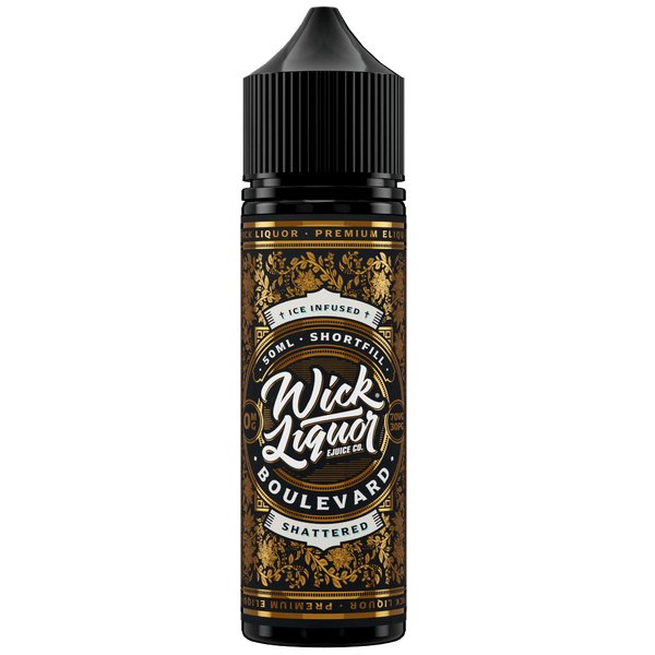 Wick Liquor 50ml E-liquids - Boulevard Shattered Big Block - Mcr Vape Distro