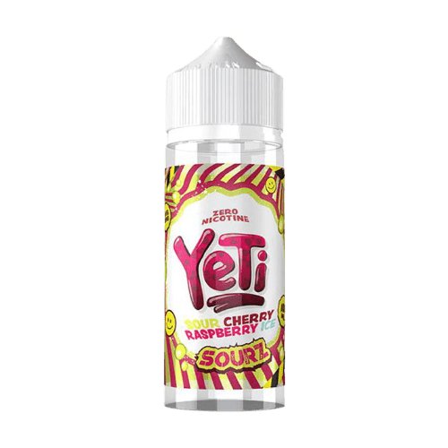 Yeti Sourz - Sour Raspberry Cherry Ice - 100ml Shortfill - Mcr Vape Distro