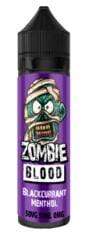 ZOMBIE BLOOD - BLACKCURRANT MENTHOL - 50ML - Mcr Vape Distro